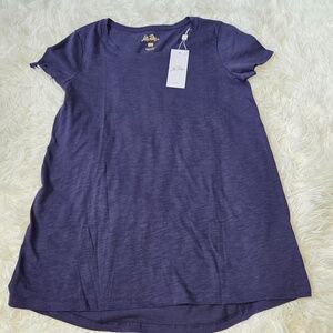 NWT Lilly Pulitzer V- Neck Etta Top (True Navy)